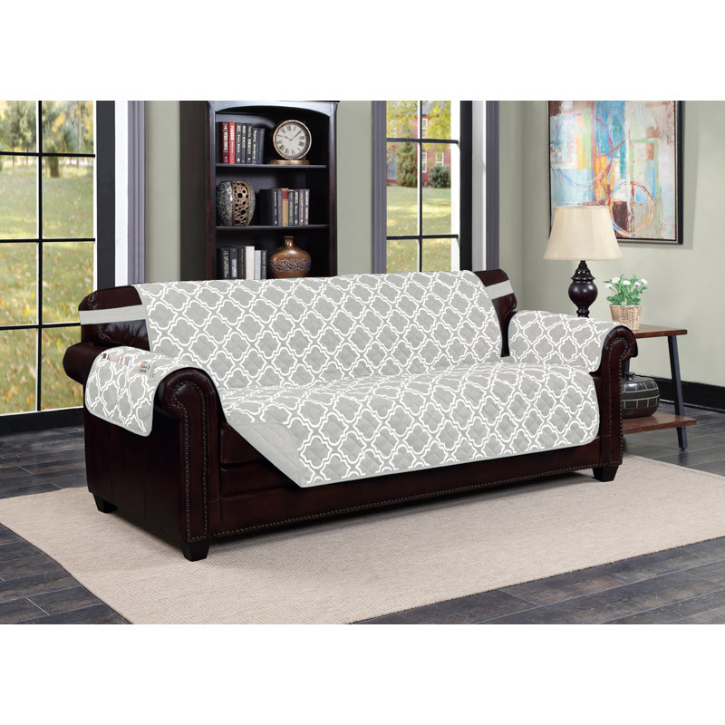 Kashi Home Macy Box Cushion Sofa Slipcover & Reviews Wayfair